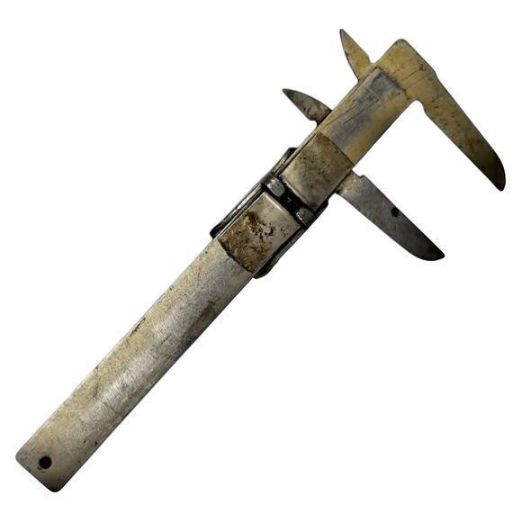 Vintage PIONEER No. 2402 Draftsman Machinist Sliding Caliper Measurement Ruler - Picture 3 of 6